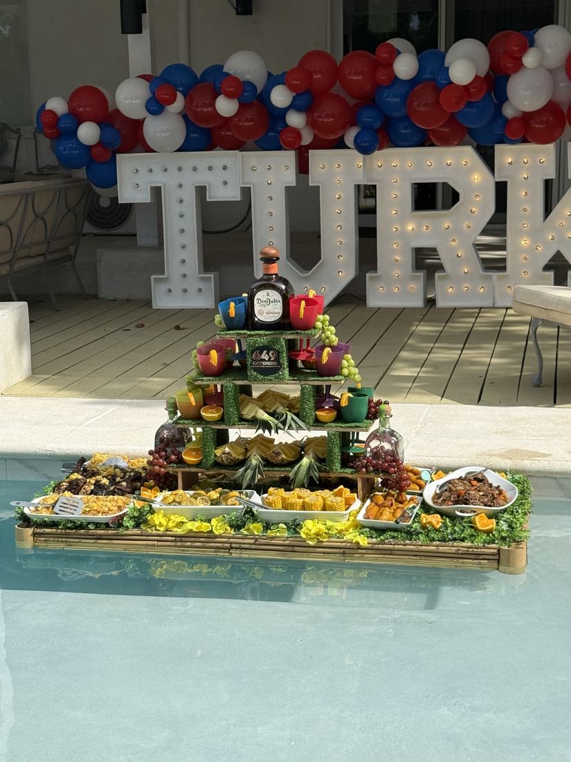 Floating feast at a past Virgoat Bash
